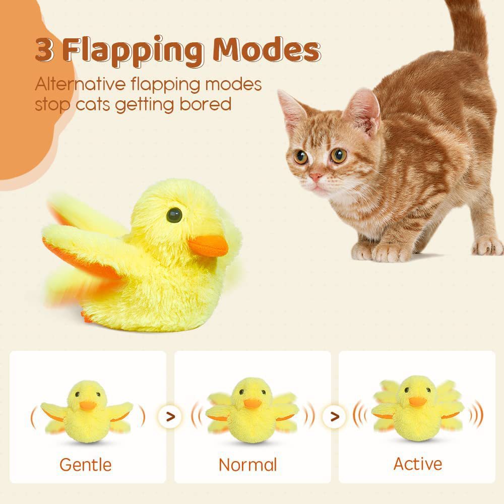 Smart Moving Duck Cat Toy