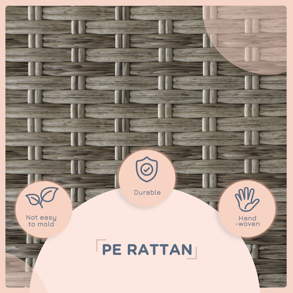 Rattan Dog Bed with Canopy