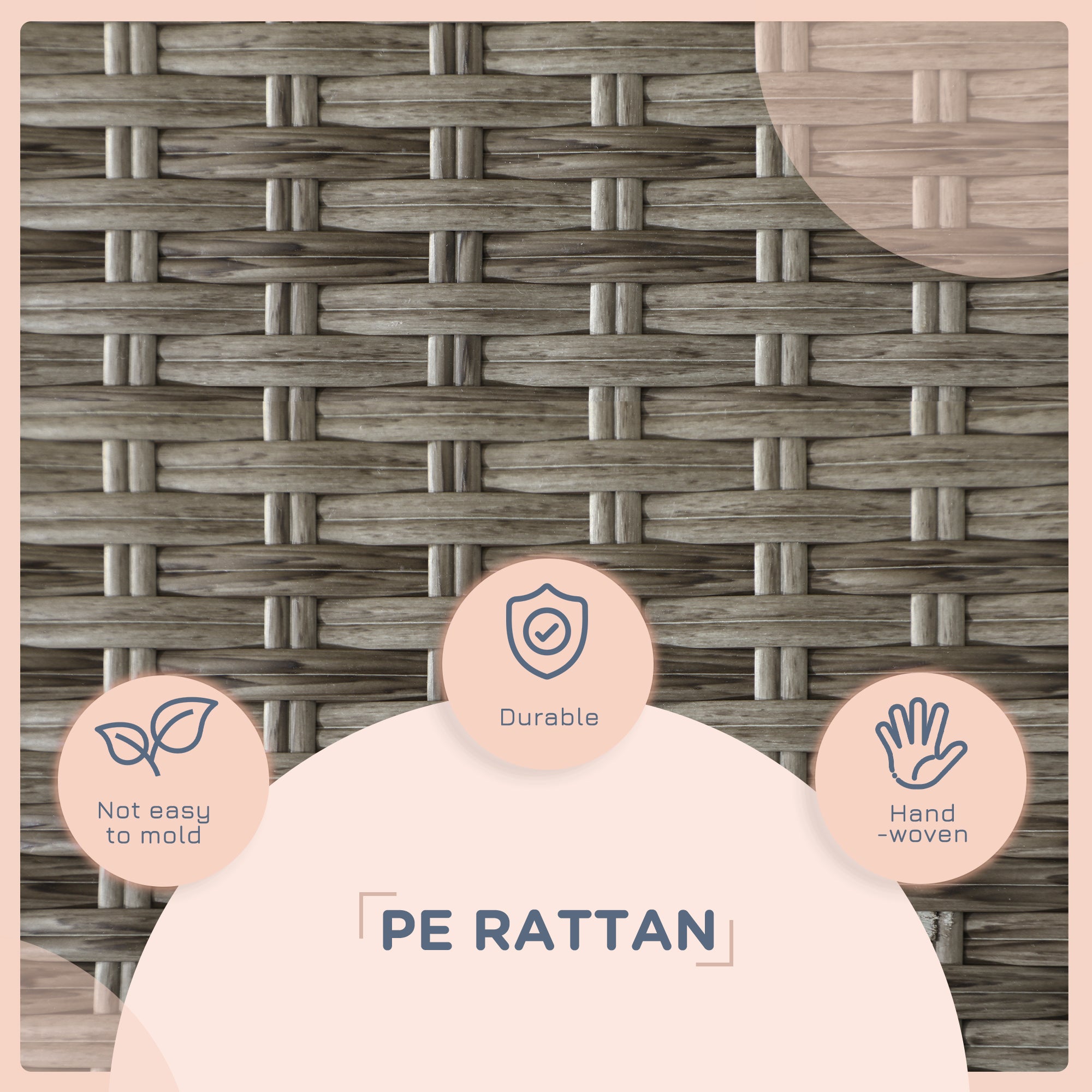 Rattan Dog Bed with Canopy