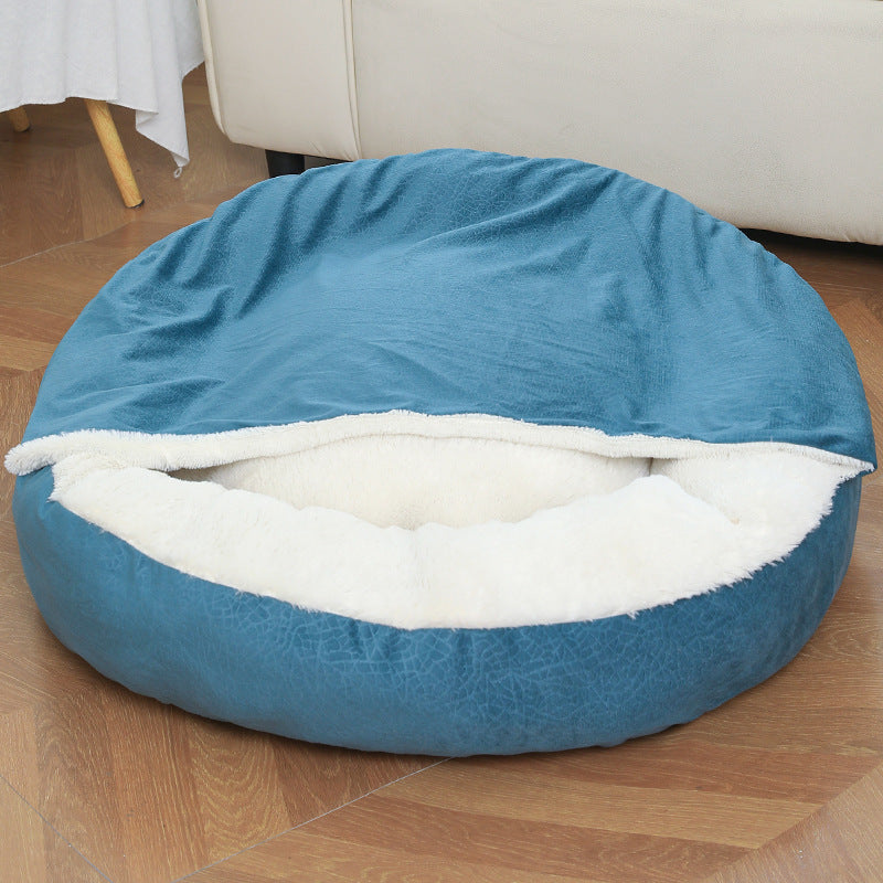Orthopedic Pet Bed with Hood