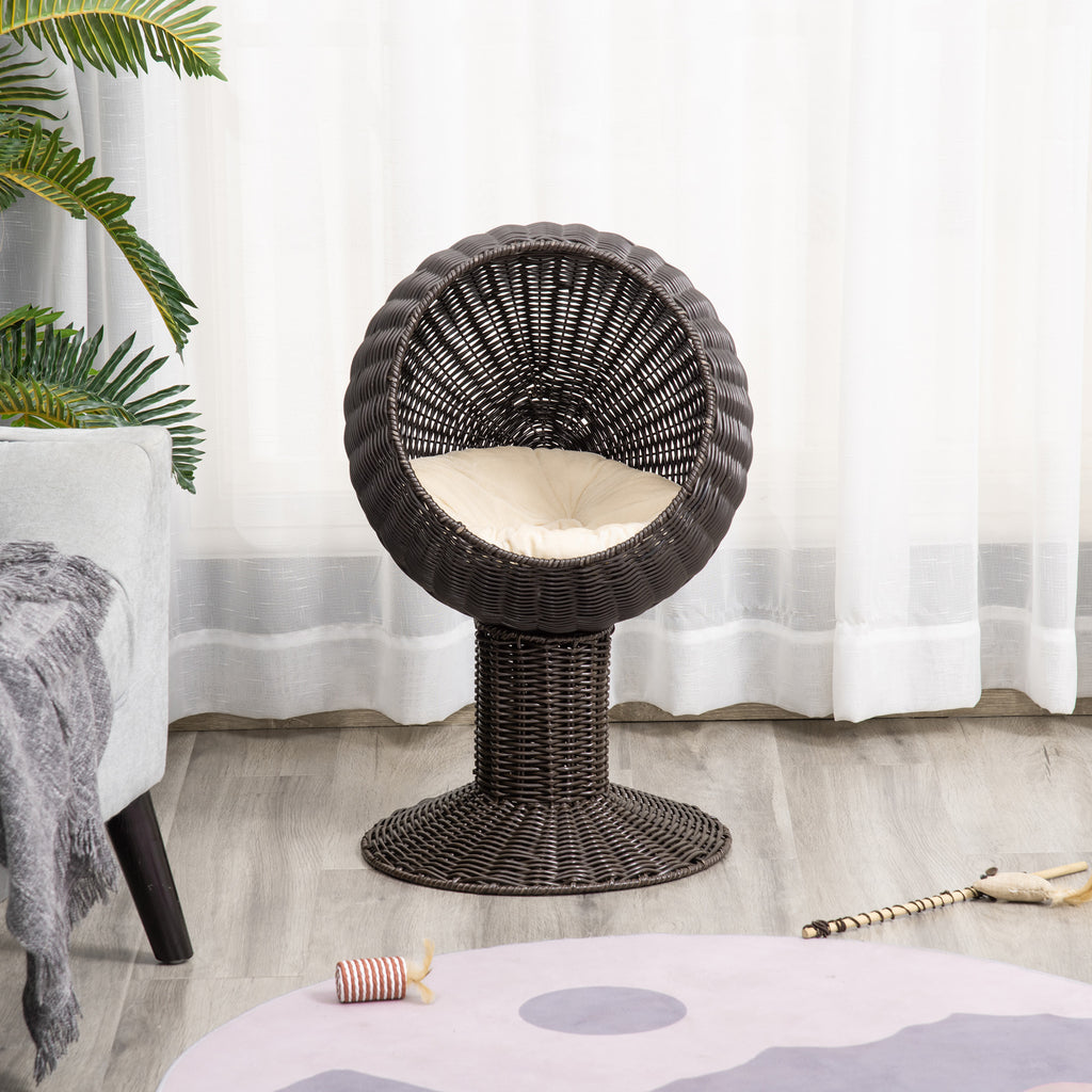 Woven Kitty Basket Bed