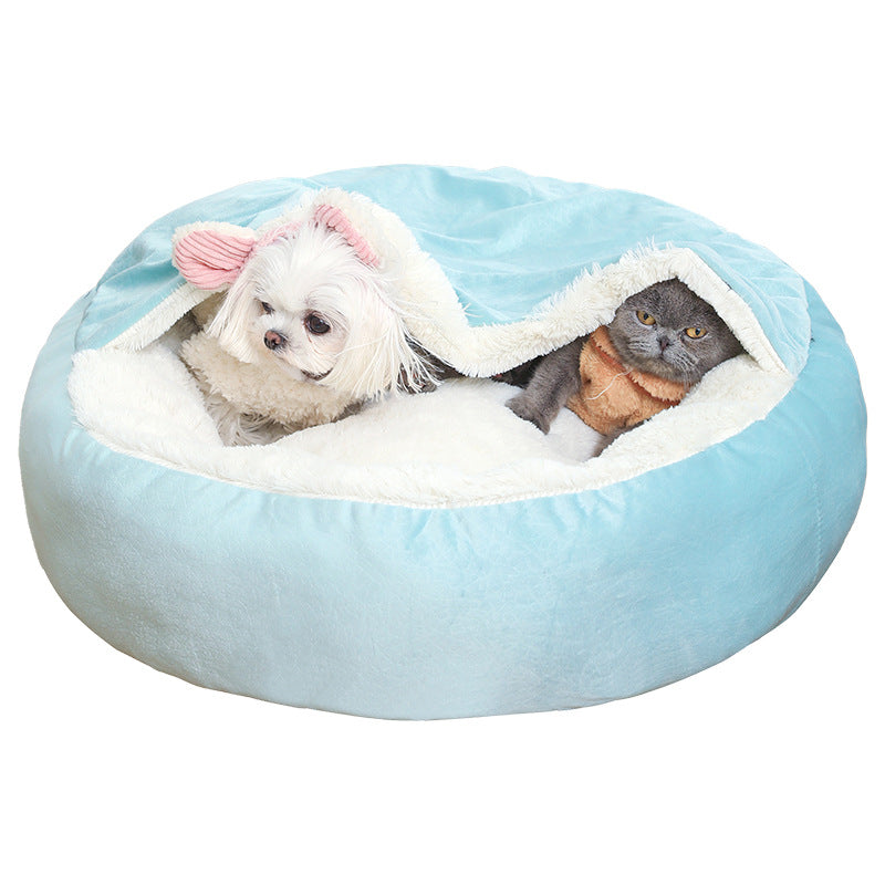 Orthopedic Pet Bed with Hood
