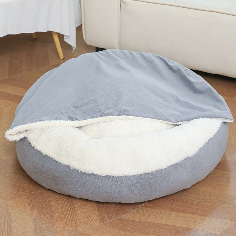 Orthopedic Pet Bed with Hood