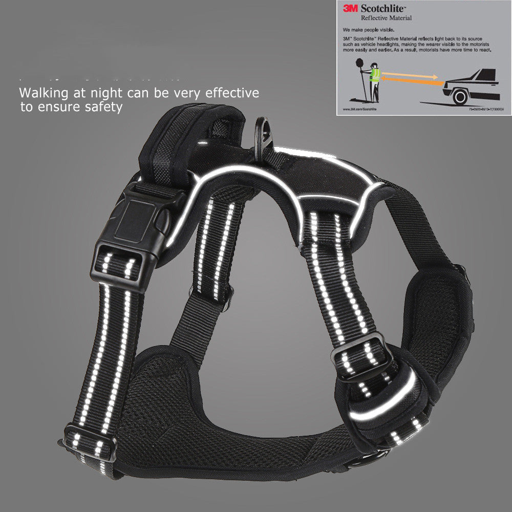 No-Pull Reflective Dog Harness – Breathable Vest