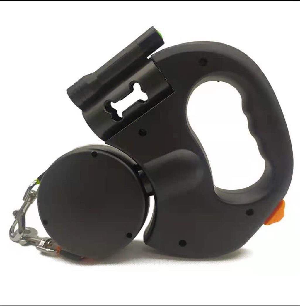 ble Reflective Dog Leash – 360° swivel,LED light