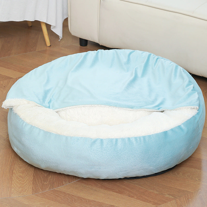 Orthopedic Pet Bed with Hood