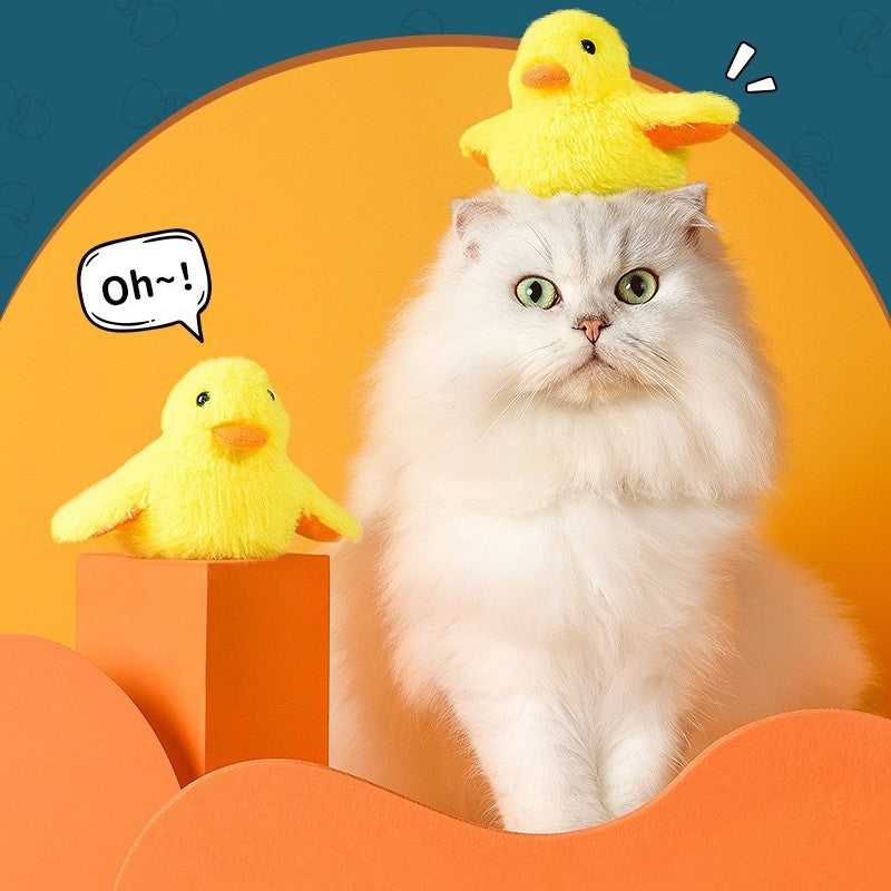 Smart Moving Duck Cat Toy