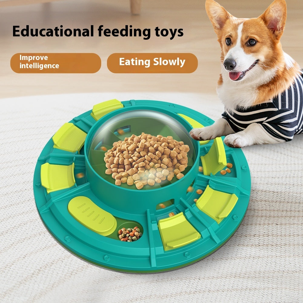 IQ & Slow-Feed Dog Puzzle Toy