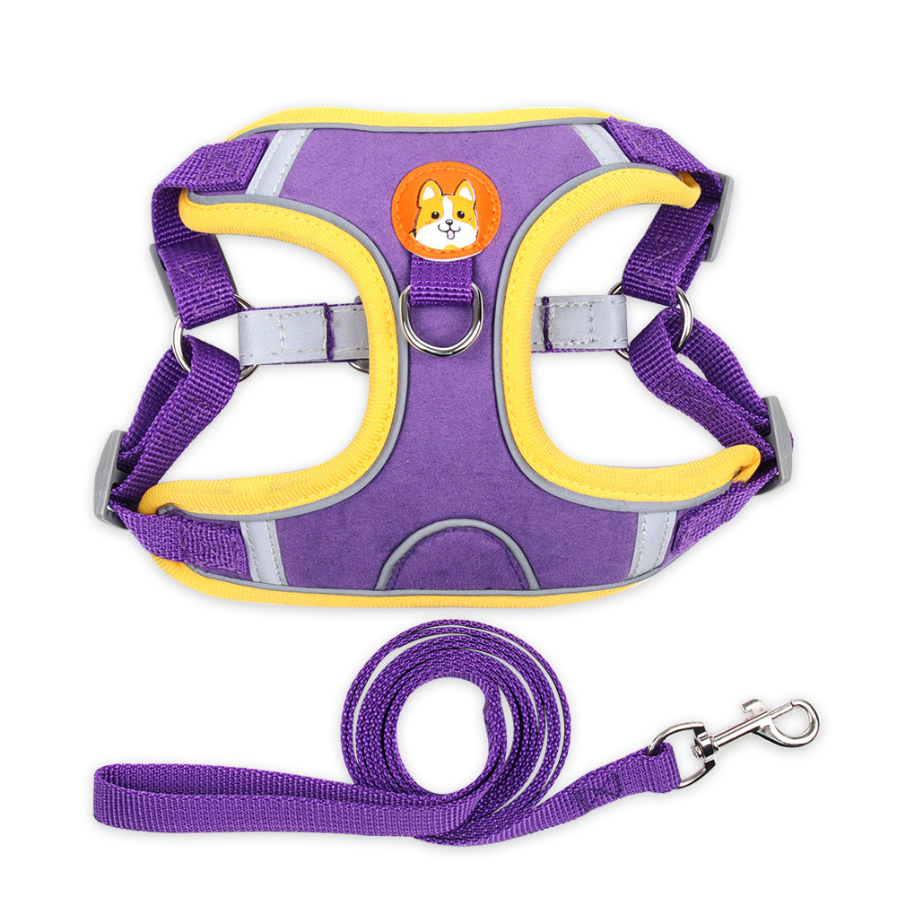 Reflective Pet Harness & Leash