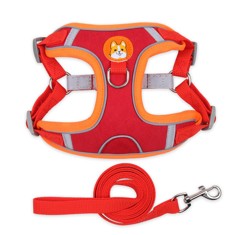 Reflective Pet Harness & Leash