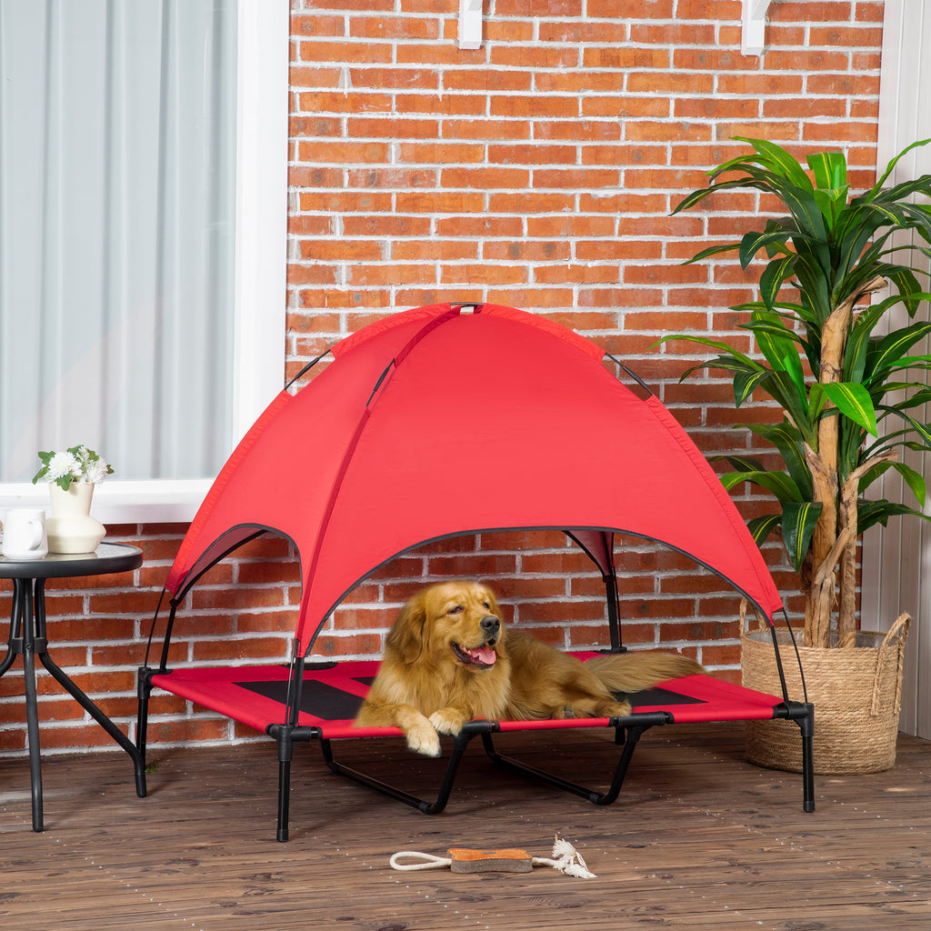 Portable Dog Cot with Cooling Pad