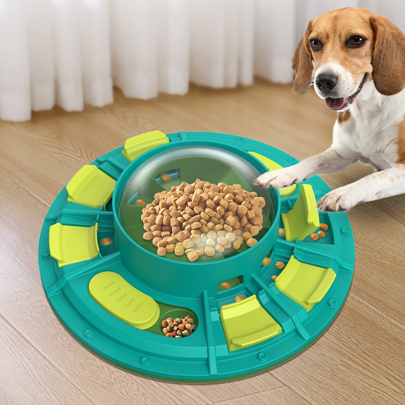 IQ & Slow-Feed Dog Puzzle Toy