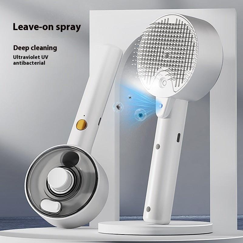 Self-Cleaning Steam Pet Hair Brush
