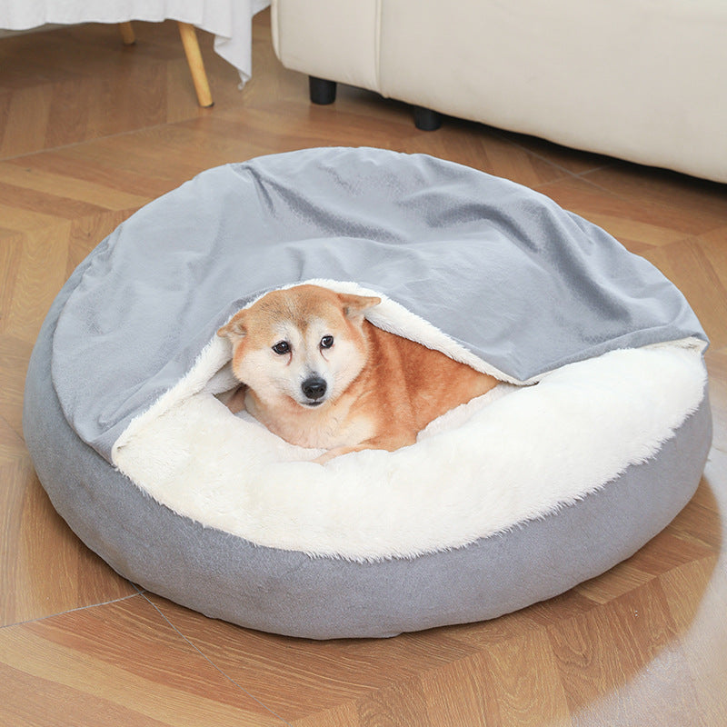 Orthopedic Pet Bed with Hood