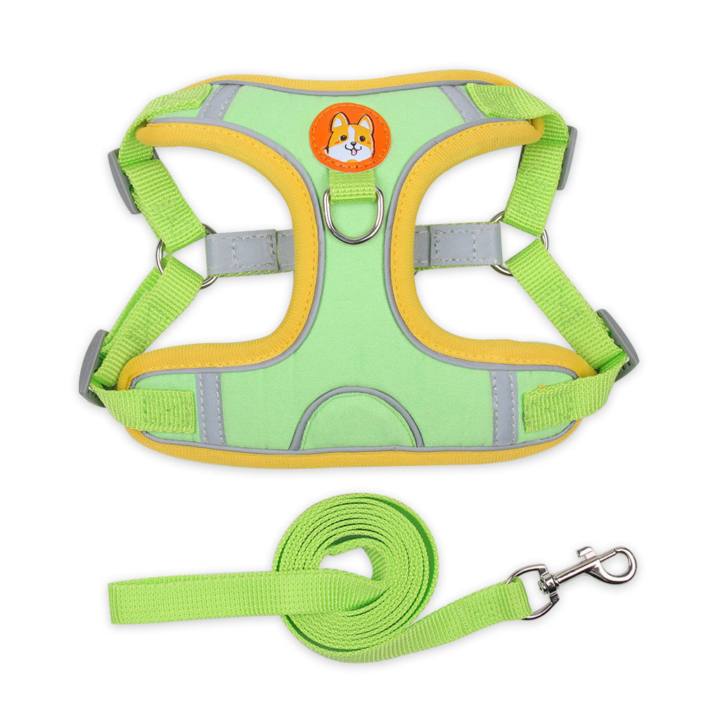 Reflective Pet Harness & Leash