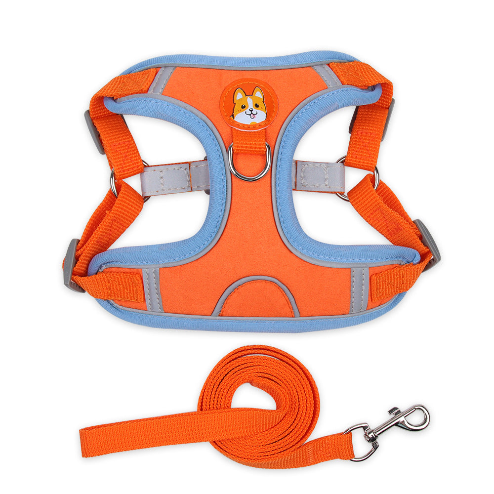 Reflective Pet Harness & Leash