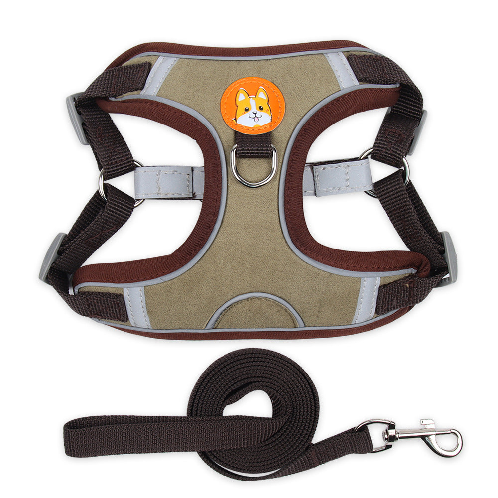 Reflective Pet Harness & Leash