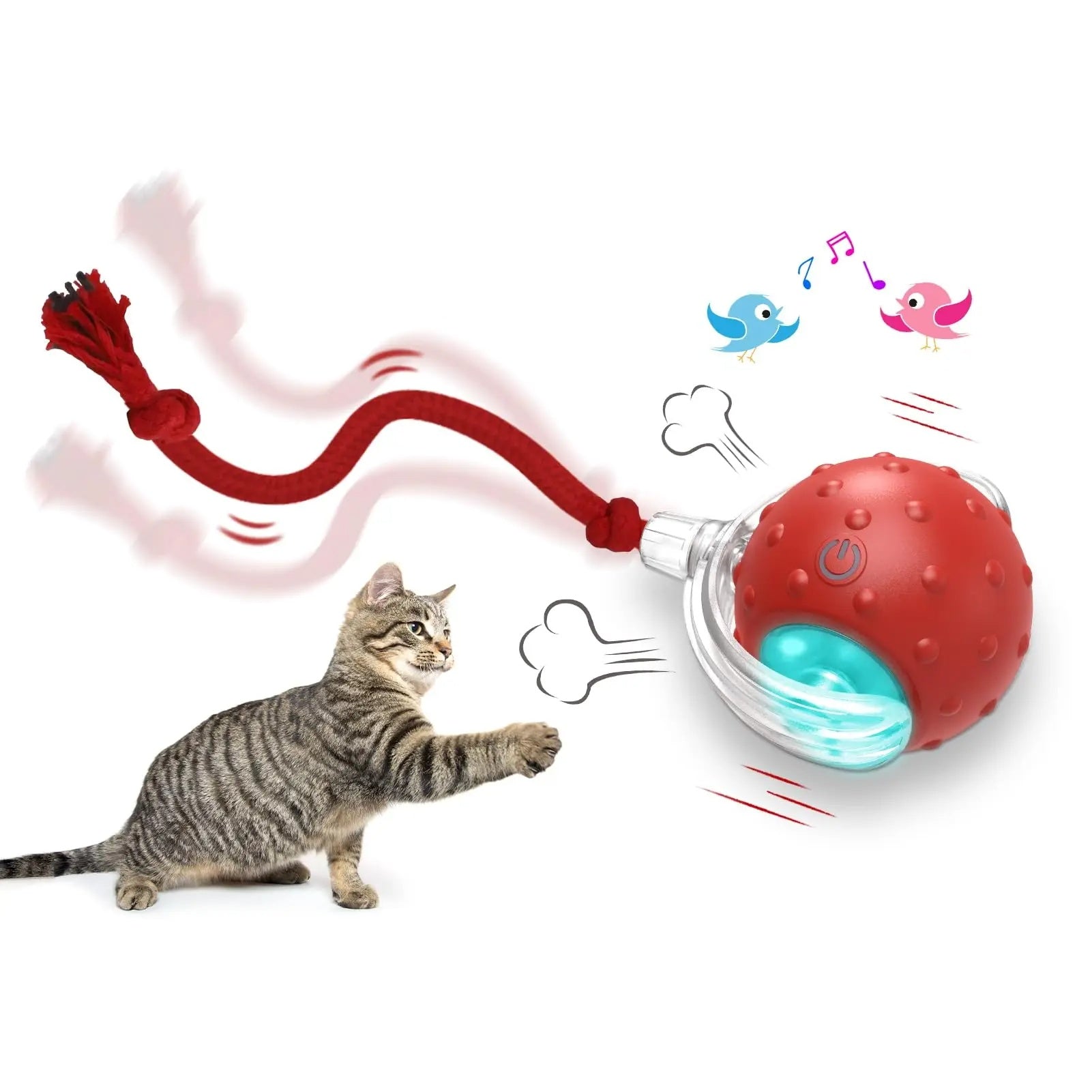 SpinPurr – Interactive Cat Ball